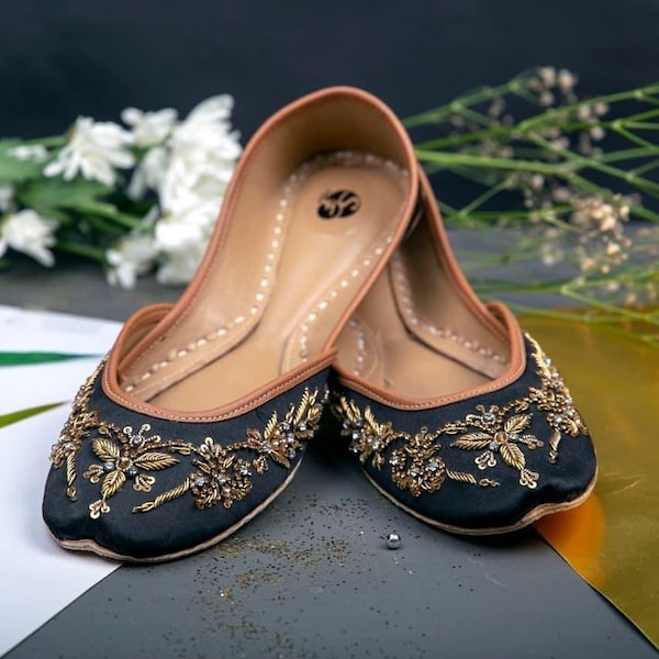 Winged Glory Stunning Embellished Wedding Ballet Flats Vecomm